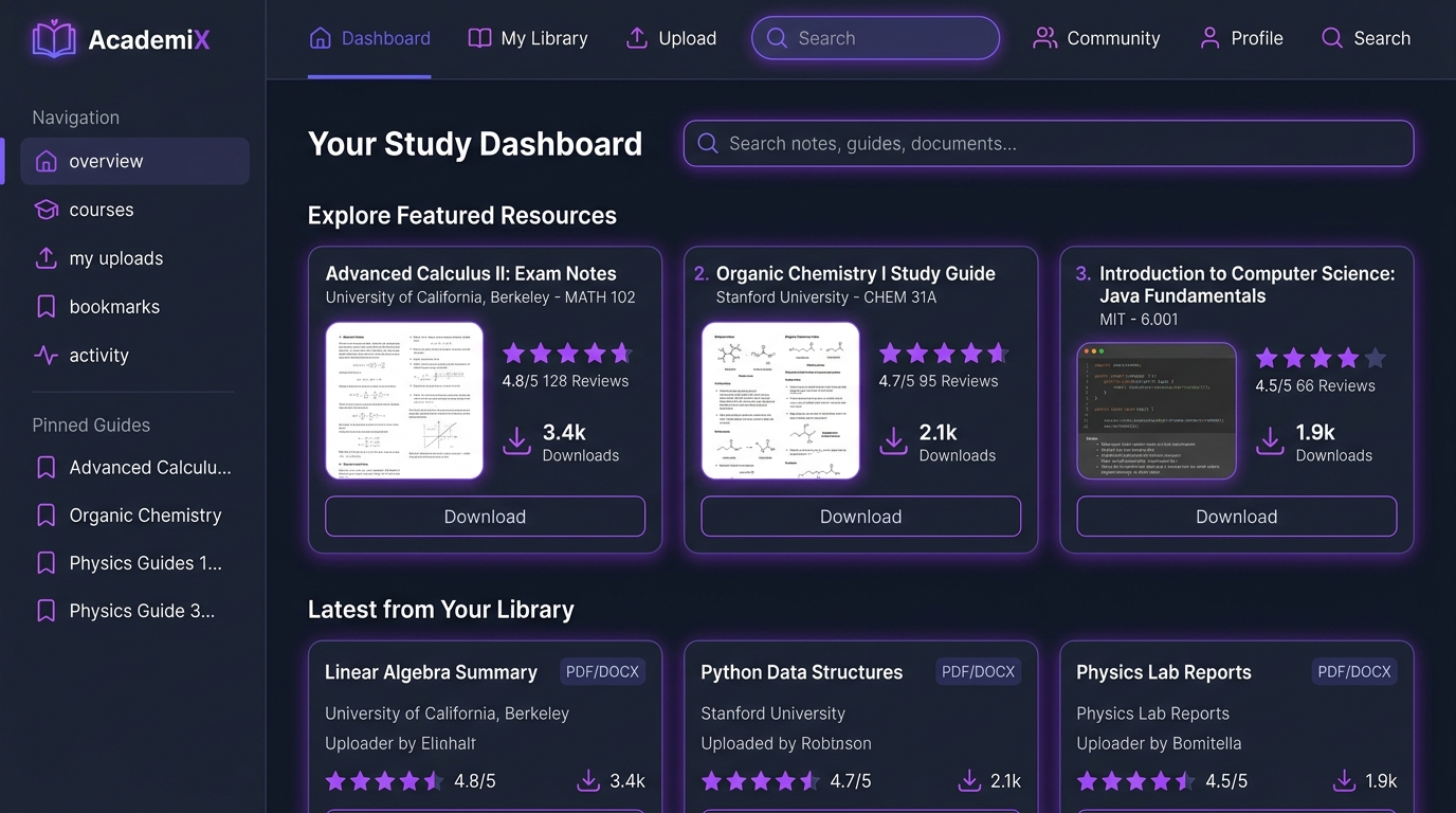 StudyDrive Academic Document Contributor